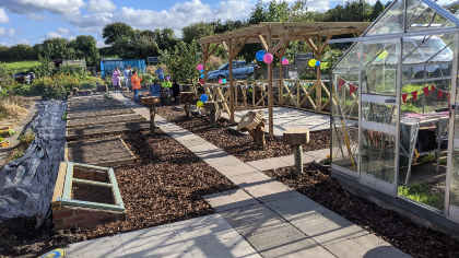 After-photo of the Bolton-school-allotment